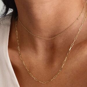 COPY - Mejuri 14k Gold Boyfriend Bold Chain Necklace